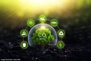 Luz Solar Molécula CO2