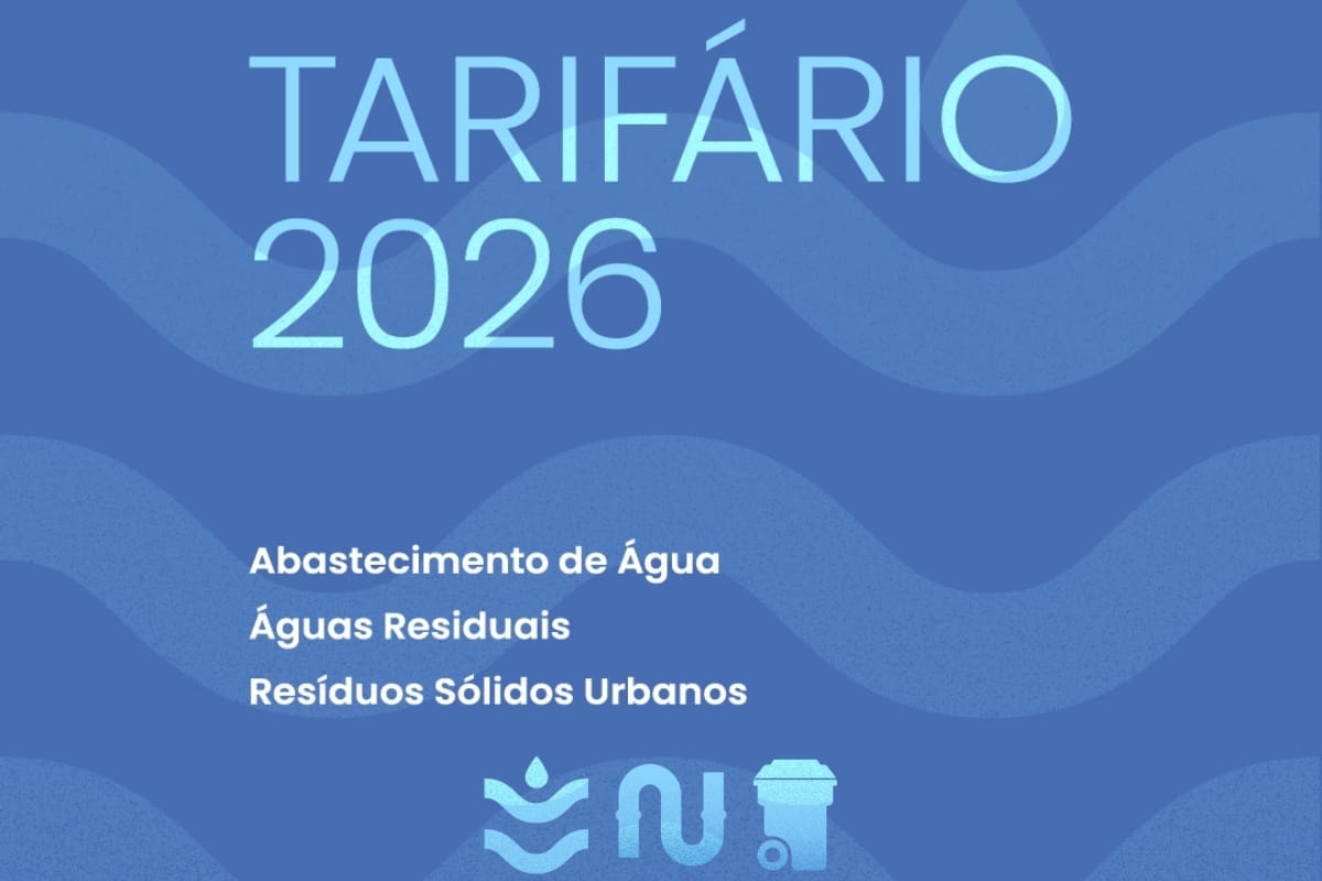 Atualização do Tarifário de Água, Saneamento e Resíduos Sólidos Urbanos para 2026